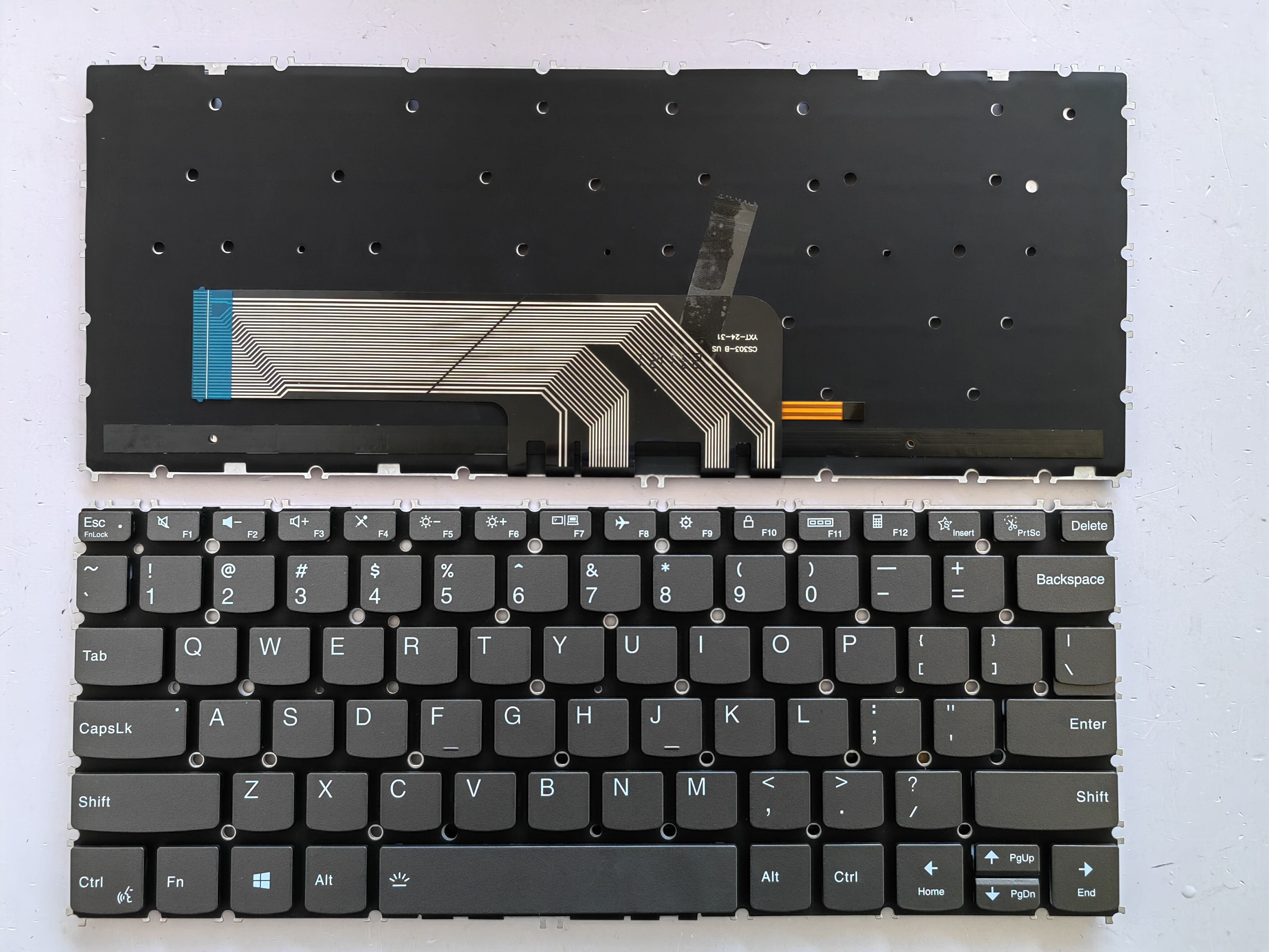 Picture of New Replacement Laptop Keyboard For LENOVO 13X 13s g2/Yoga Pro 13S ITL 2021 Grey Backlit (OEM) US Layout